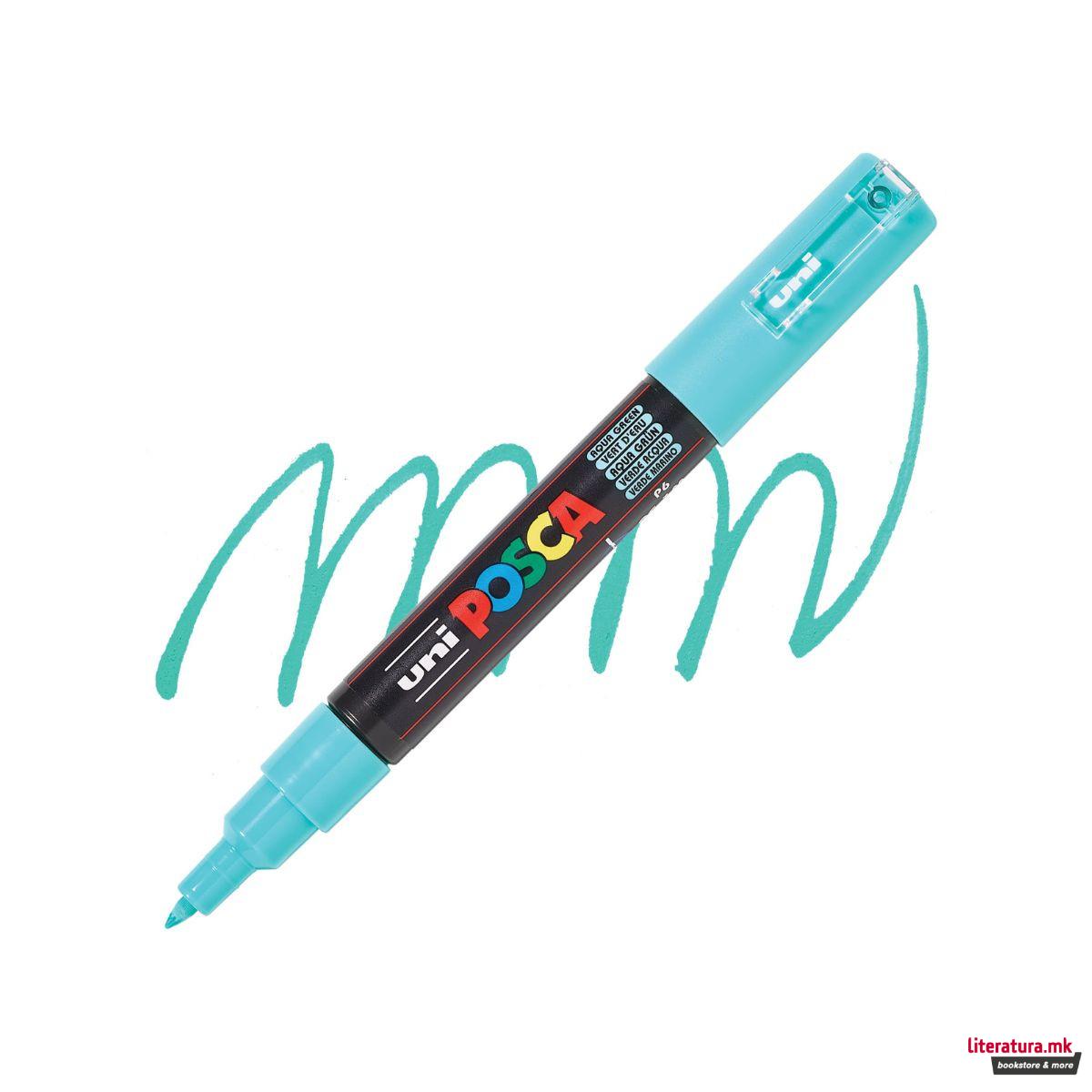Маркер, Posca PC-1M - Aqua Green