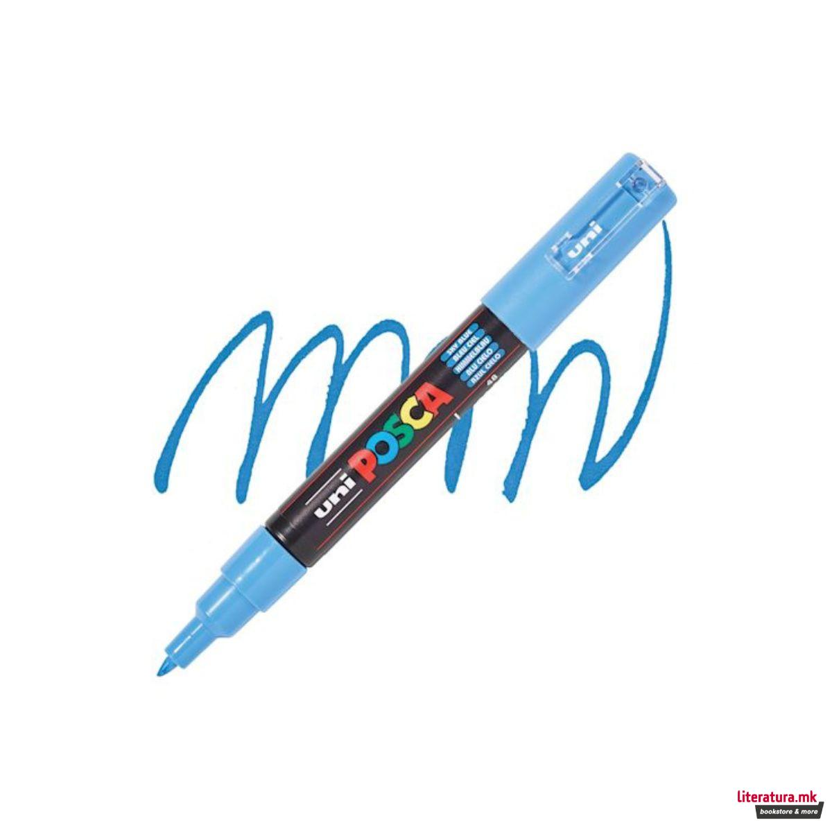 Маркер, Posca PC-1M - Sky Blue
