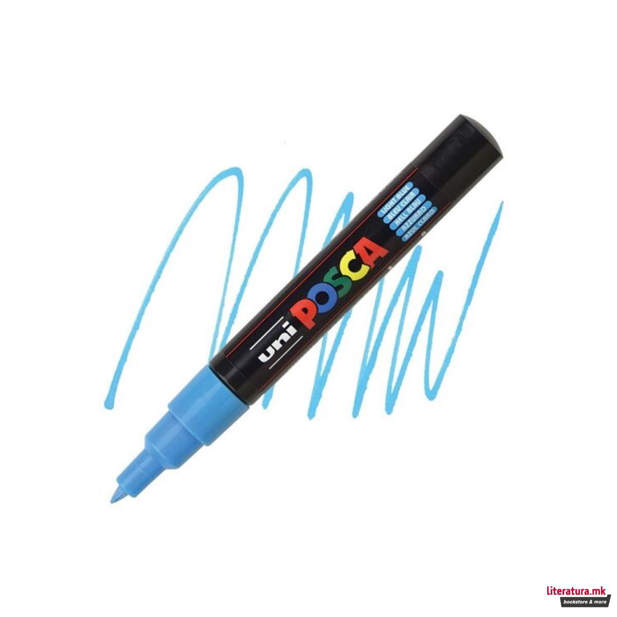 Маркер, Posca PC-1M - Light Blue