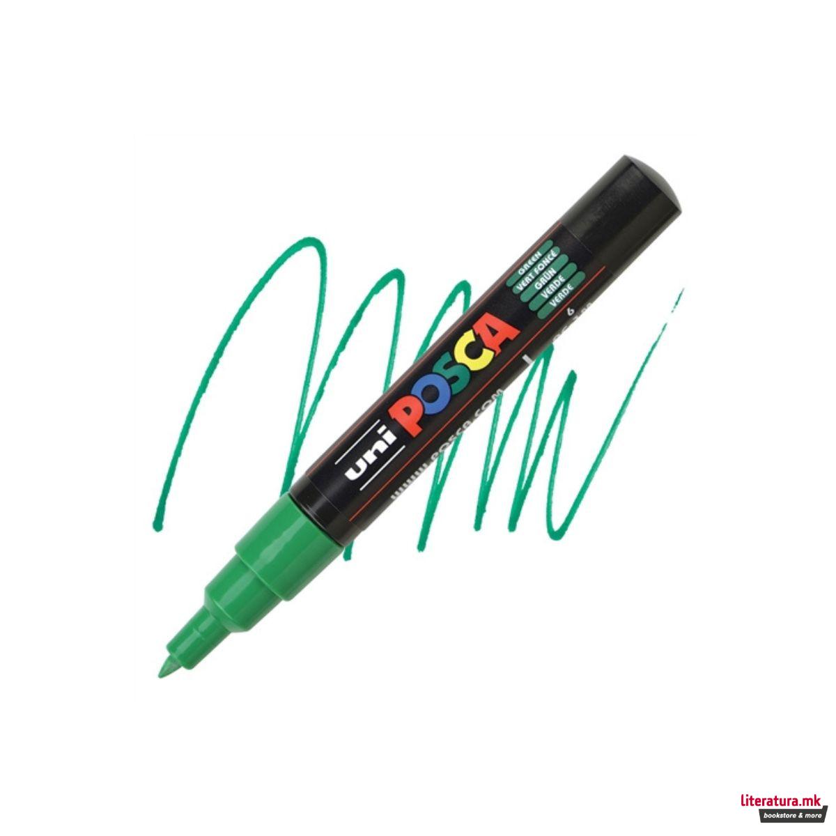 Маркер, Posca PC-1M - Green