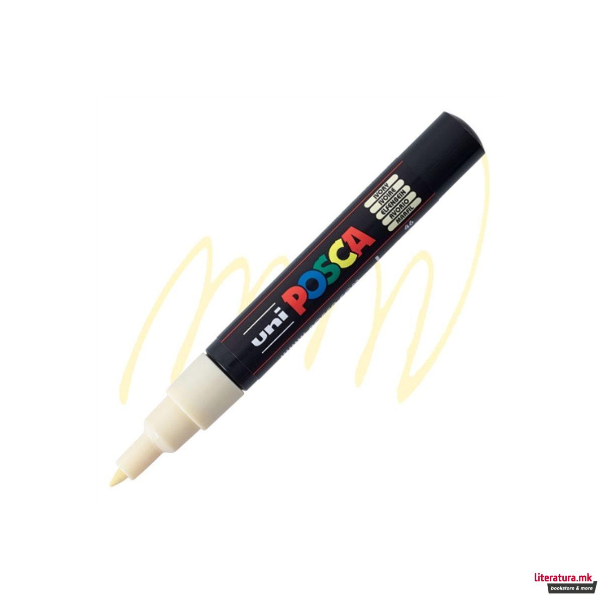 Маркер, Posca PC-1M - Ivory
