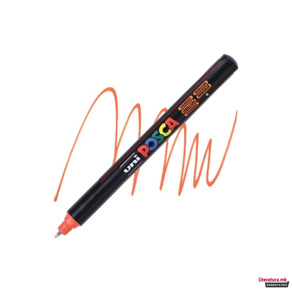 Маркер, Posca PC-1MR - Orange