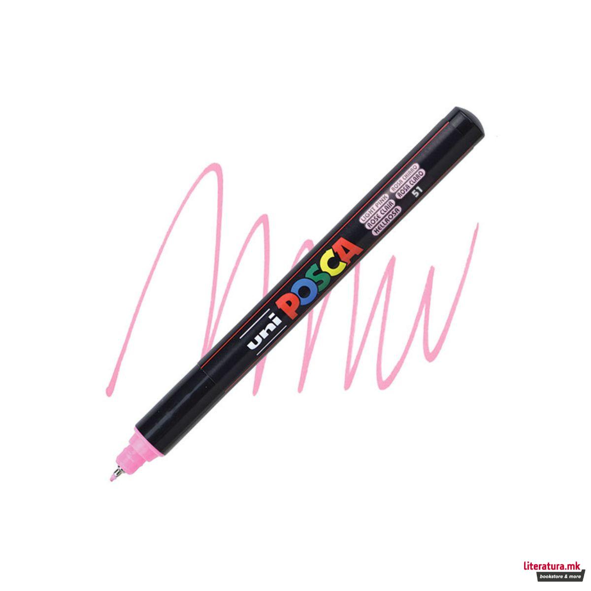 Маркер, Posca PC-1MR - Light Pink