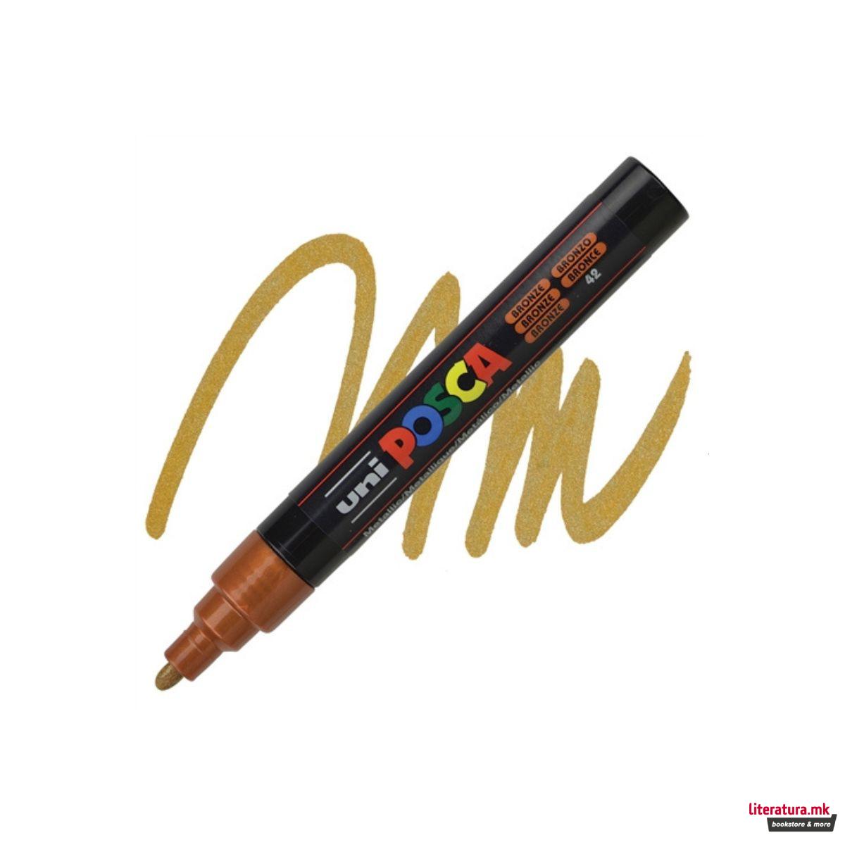 Маркер, Posca PC-5M - Bronze
