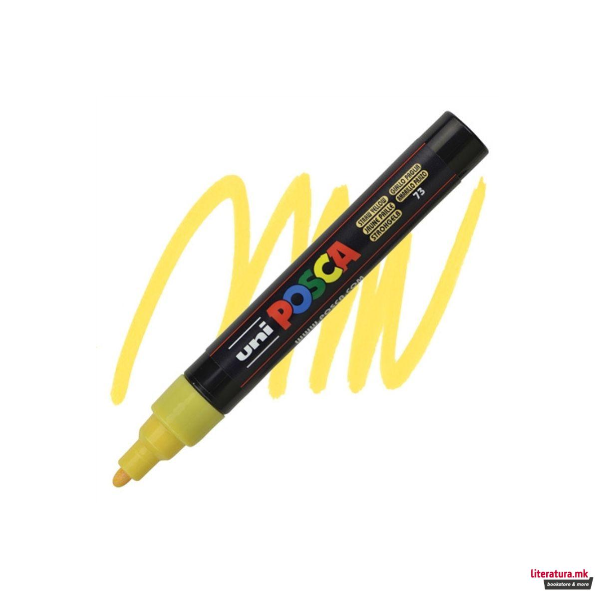 Маркер, Posca PC-5M - Straw Yellow