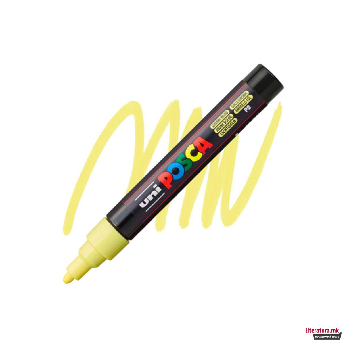 Маркер, Posca PC-5M - Sunshine Yellow