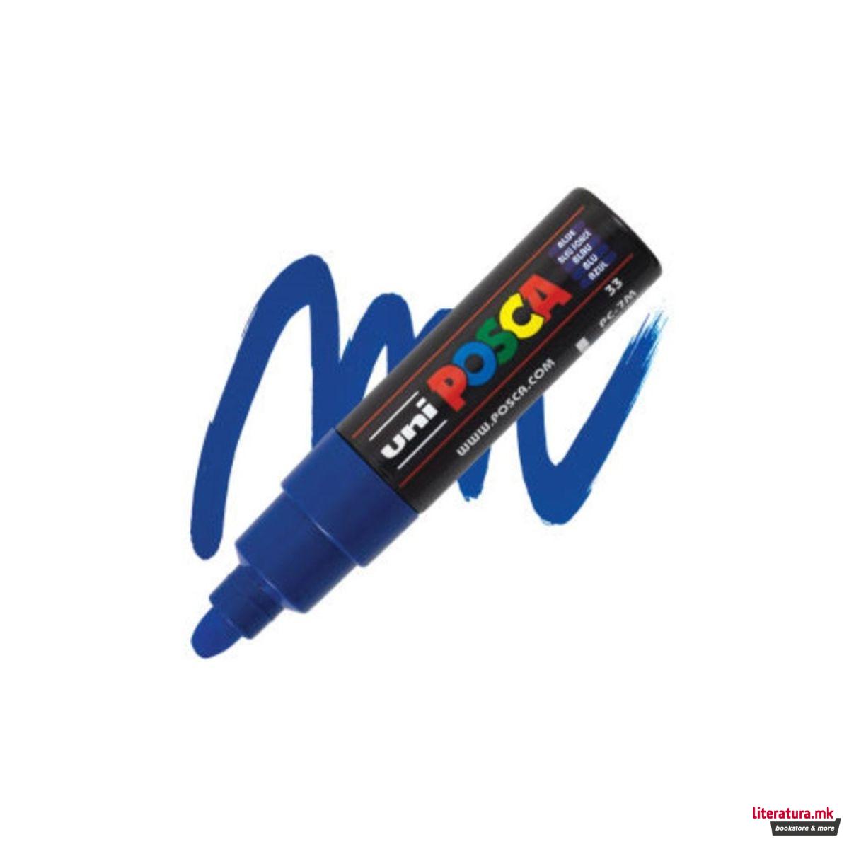 Маркер, Posca PC-7M - Blue
