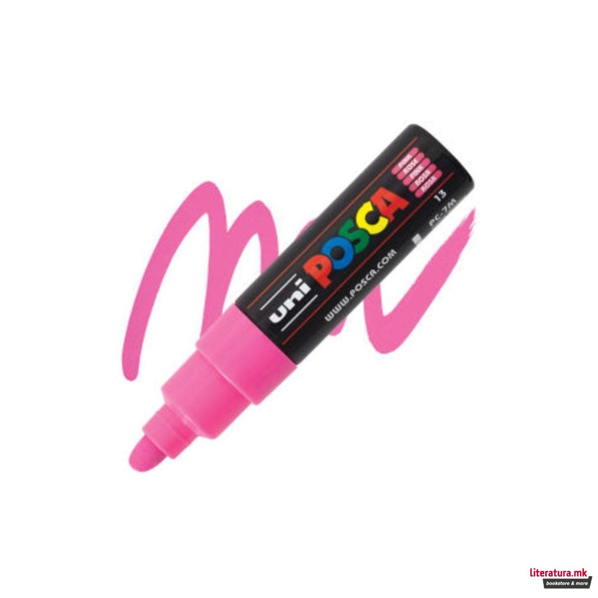 Маркер, Posca PC-7M - Pink 