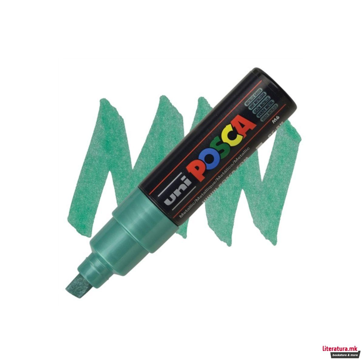 Маркер, Posca PC-8K - Metallic Green 