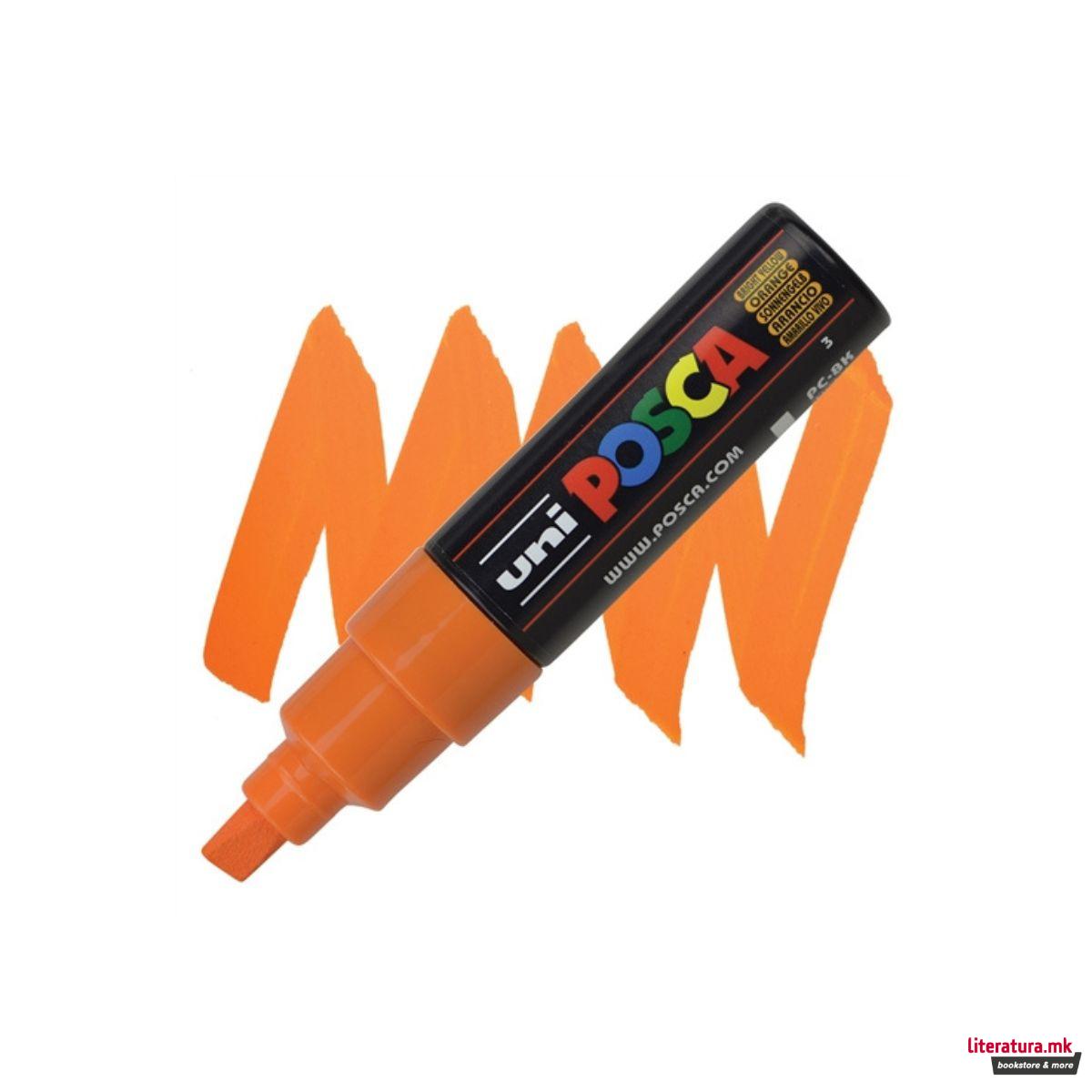 Маркер, Posca PC-8K - Bright Yellow