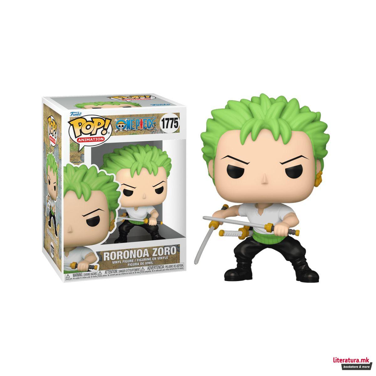Фигура, Pop! Animation, One Piece - Roronoa Zoro (Two-Sword Style) 
