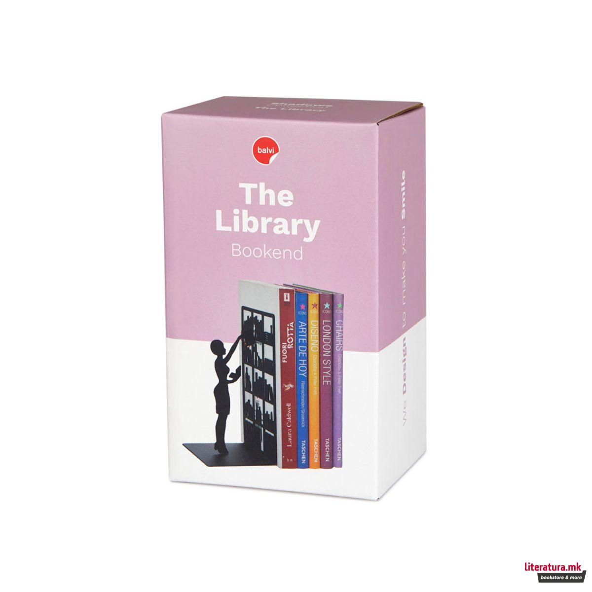 Држач за книги, The Library