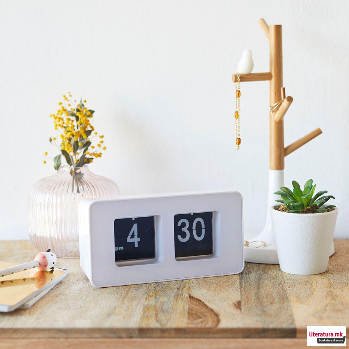 Часовник, Flip Clock White 