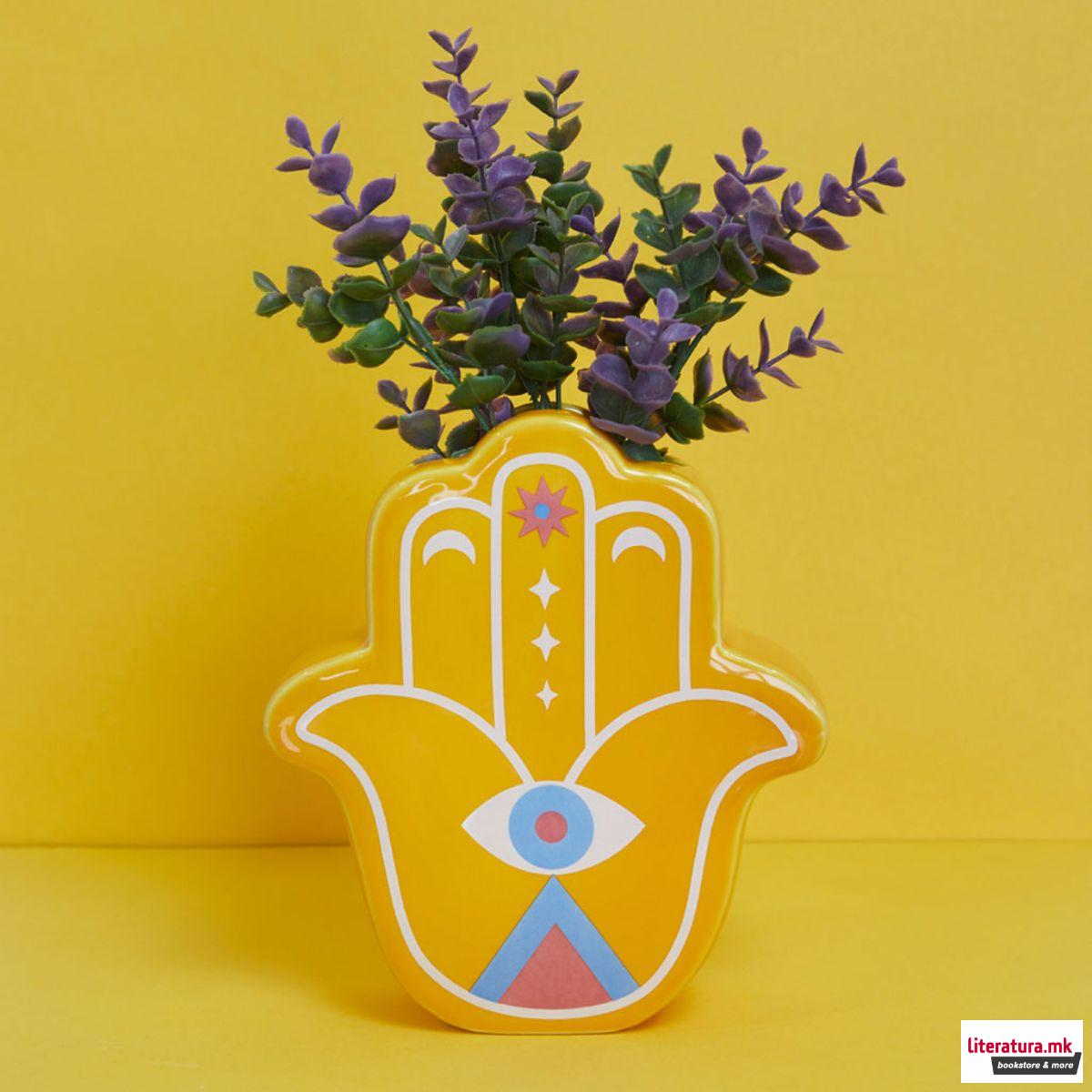 Вазна, Lucky Hand, жолта 