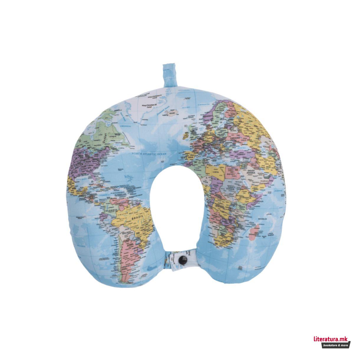 Перница за патување, World Map