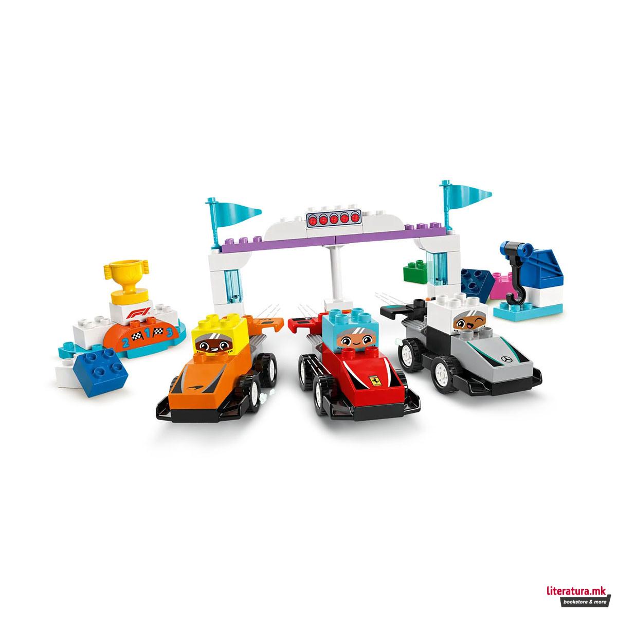 LEGO коцки, Duplo, F1® Team Race Cars & Drivers