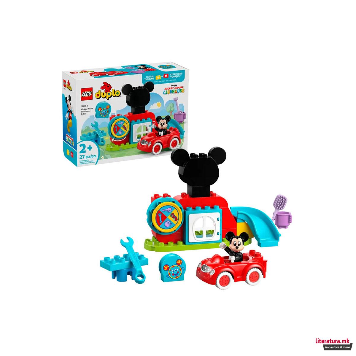 LEGO коцки, Duplo, Mickey Mouse Clubhouse & Car