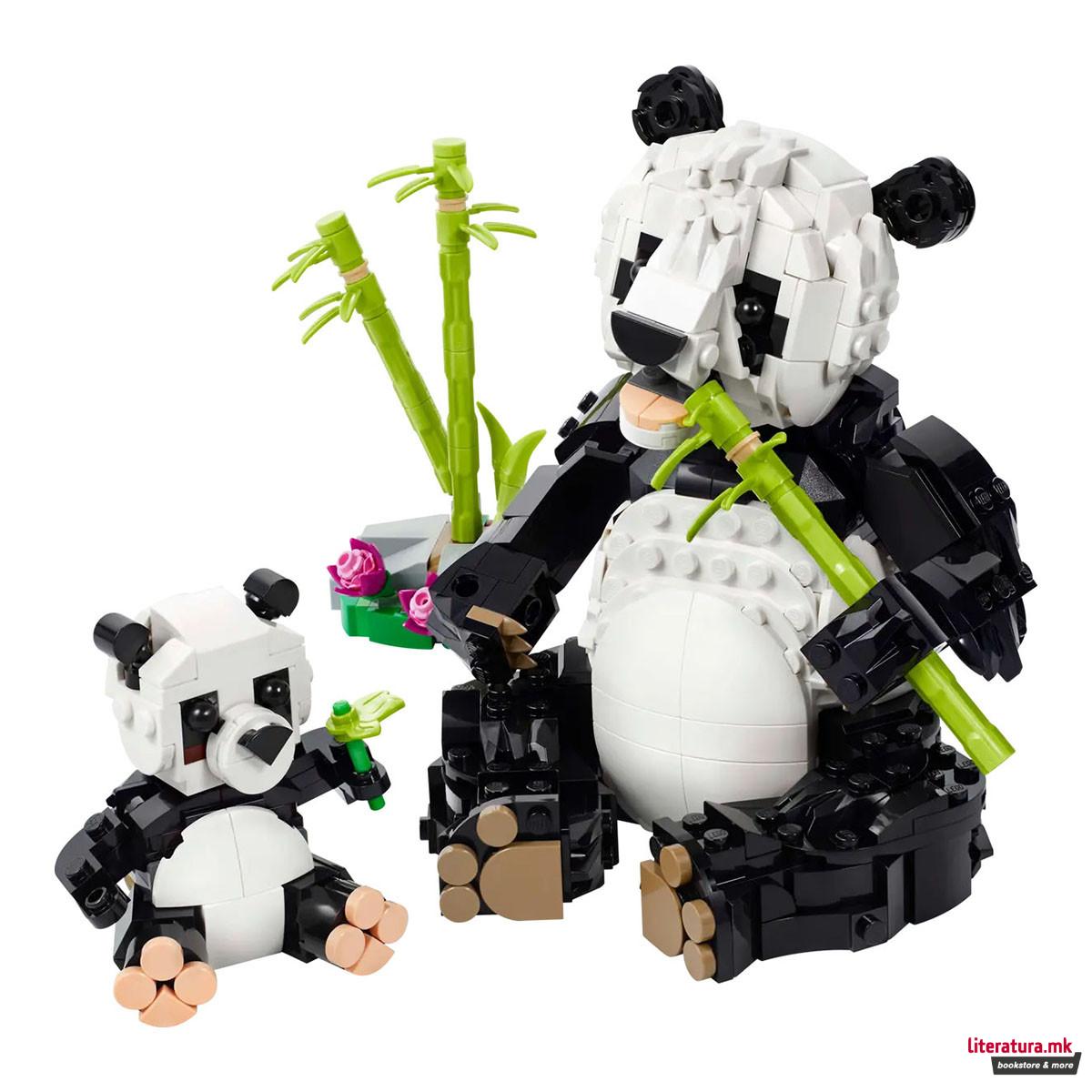LEGO коцки, Creator 3in1, Wild Animals: Panda Family 
