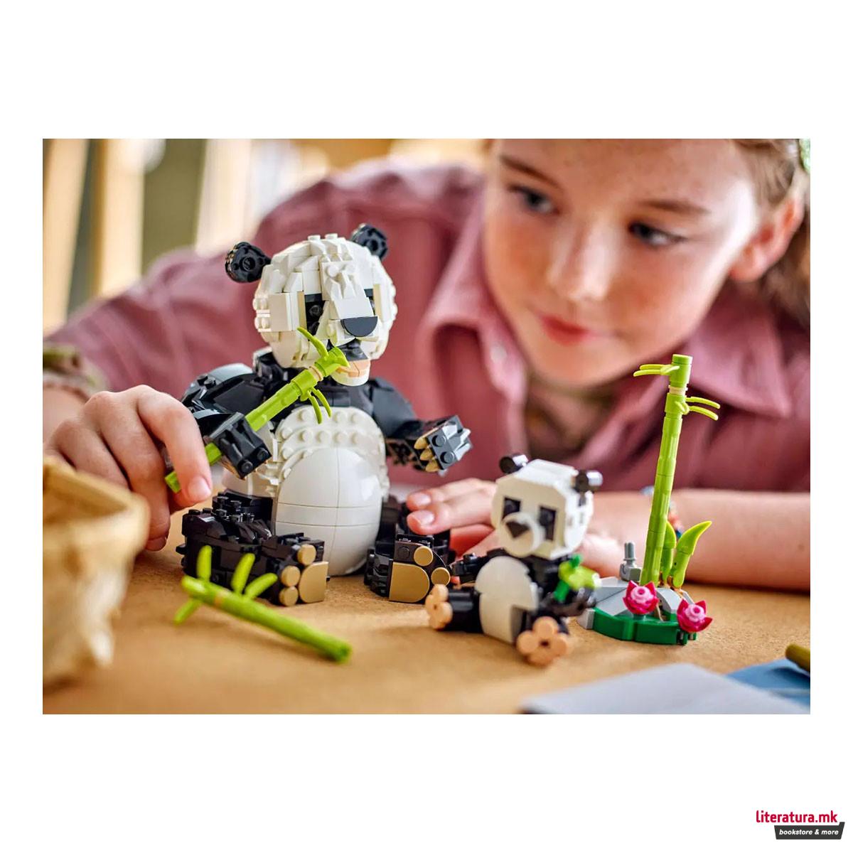 LEGO коцки, Creator 3in1, Wild Animals: Panda Family 
