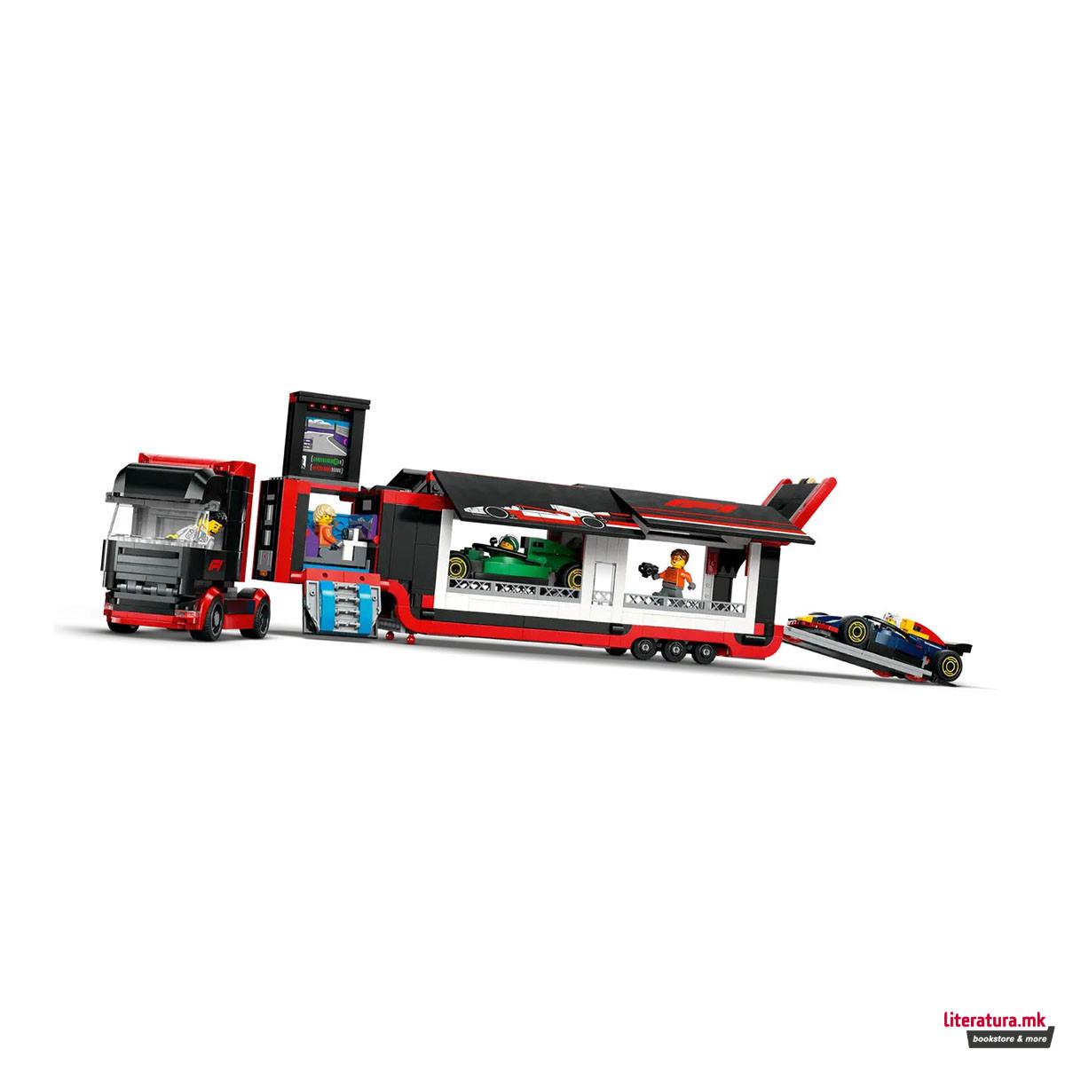 LEGO коцки, City, F1® Truck with RB20 & AMR24 F1® Cars 