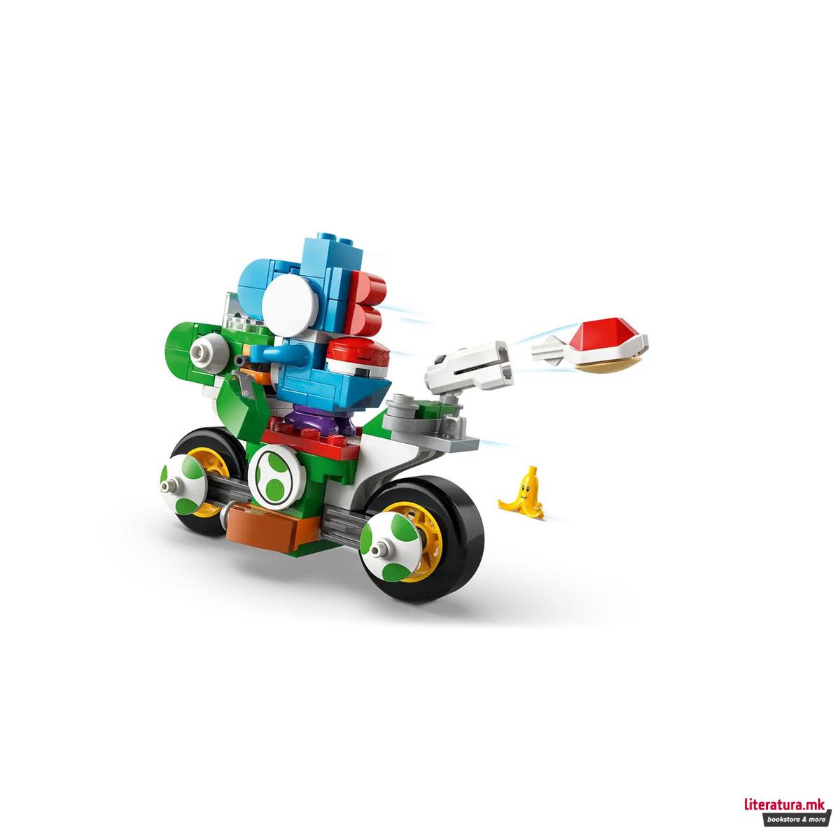 LEGO коцки, Super Mario, Mario Kart™ – Yoshi Bike