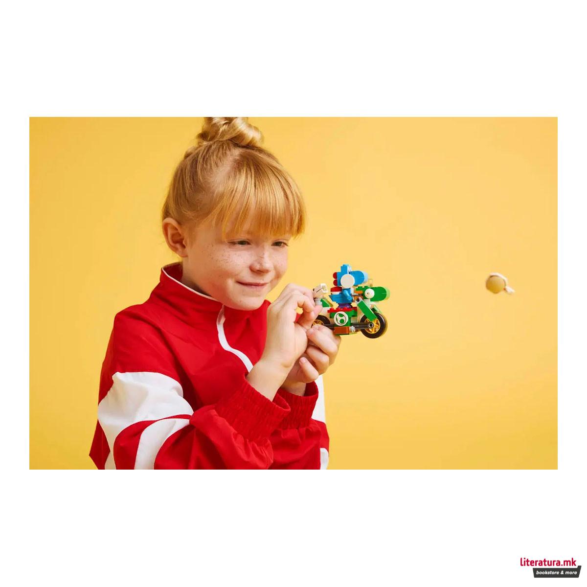 LEGO коцки, Super Mario, Mario Kart™ – Yoshi Bike