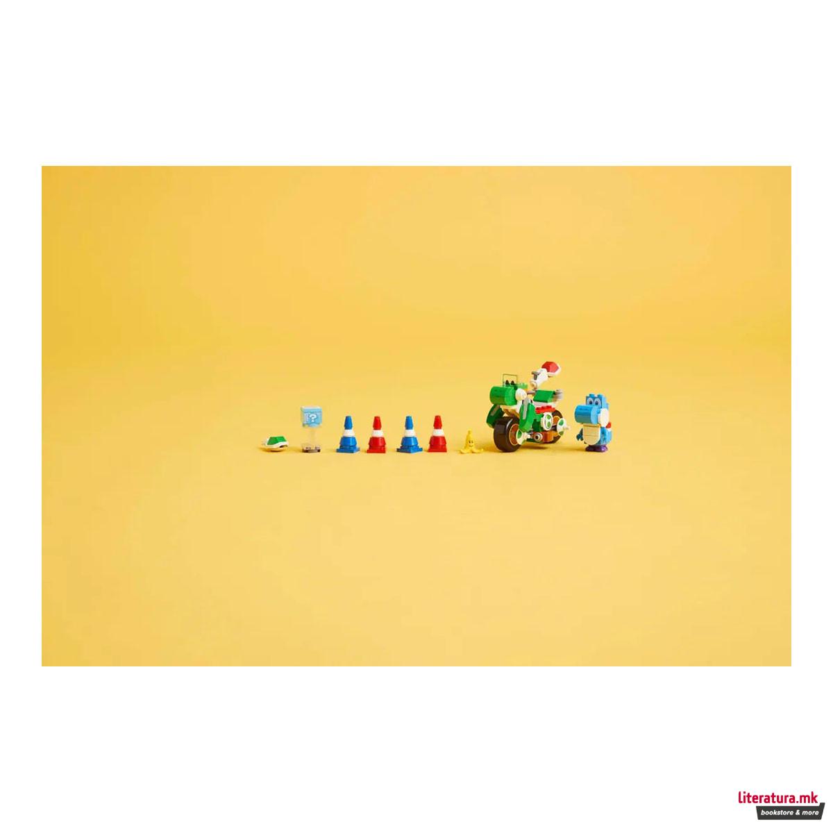 LEGO коцки, Super Mario, Mario Kart™ – Yoshi Bike