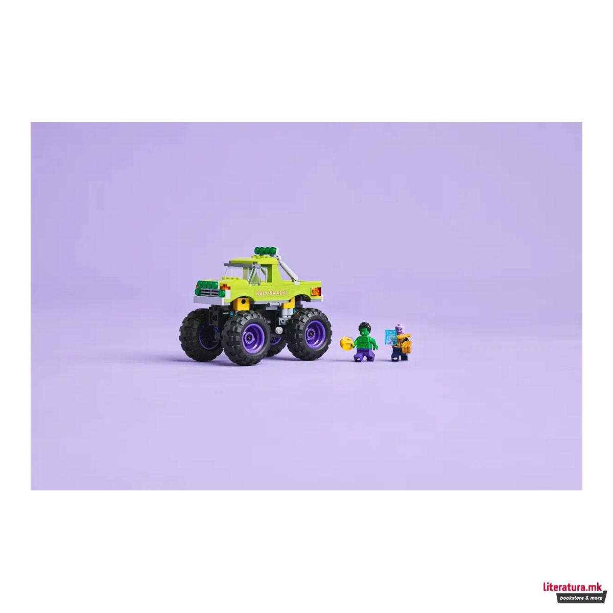 LEGO коцки, Marvel, The Hulk Truck vs. Thanos 