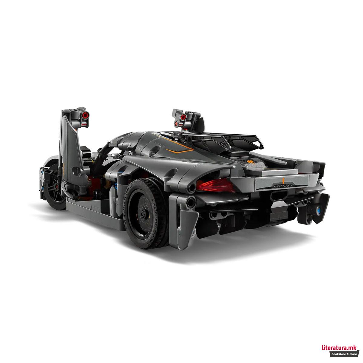 LEGO коцки, Technic, Koenigsegg Jesko Absolut Grey Hypercar
