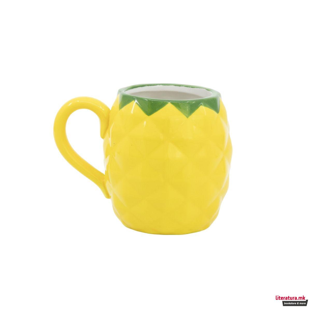 3Д шолја, Stitch Pineapple, 415 ml