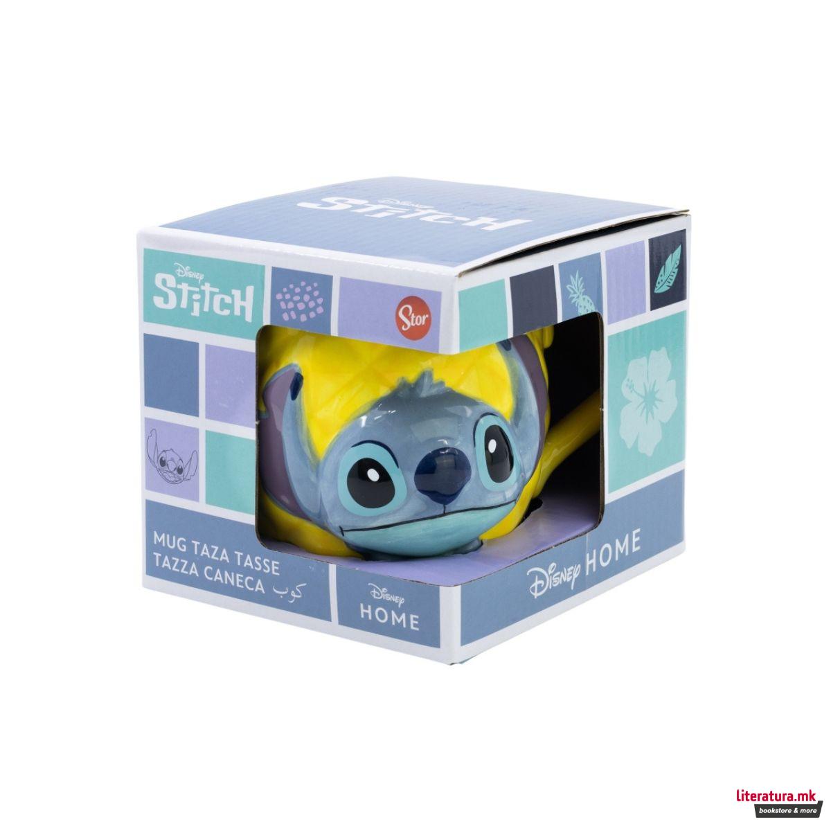 3Д шолја, Stitch Pineapple, 415 ml