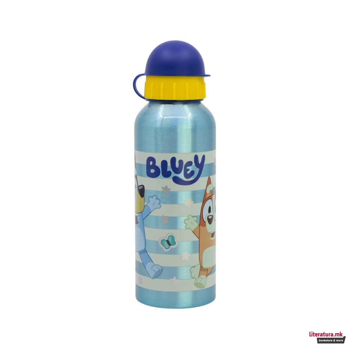 Детско алуминиумско шише, Bluey, 530 ml