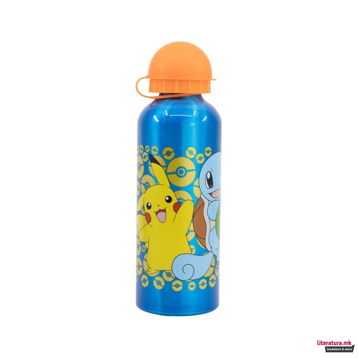 Детско алуминиумско шише, Pokemon, 530 ml
