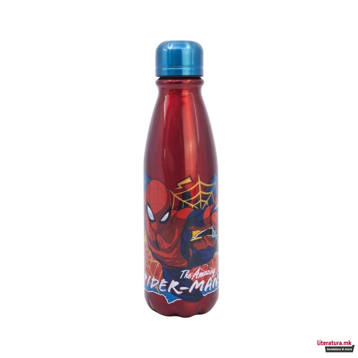 Детско алуминиумско шише, Spider-Man, 600 ml