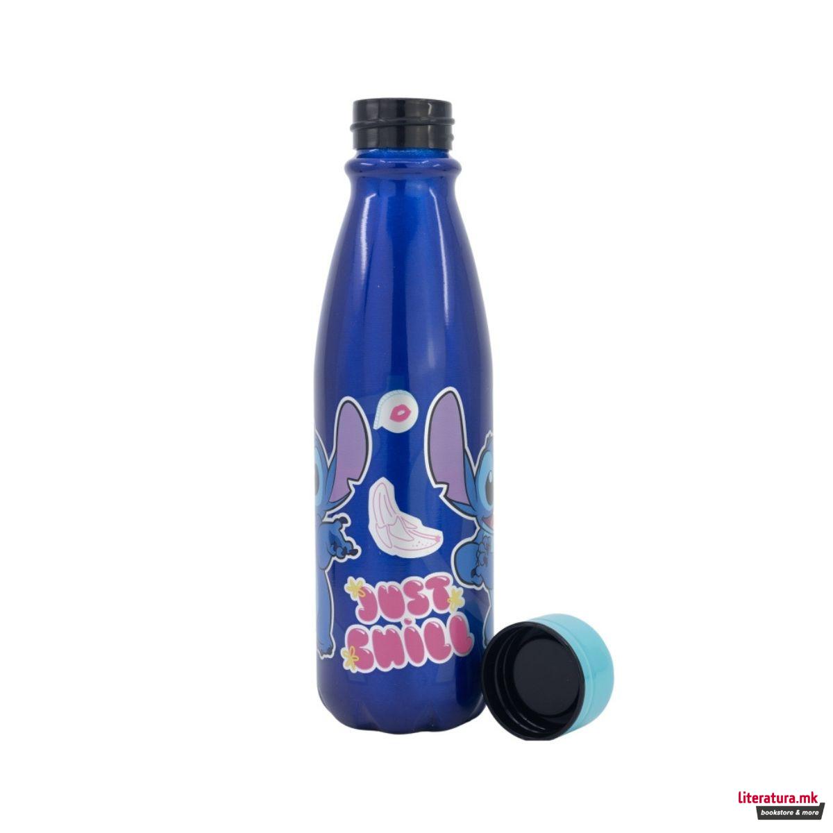 Детско алуминиумско шише, Stitch, 600 ml 