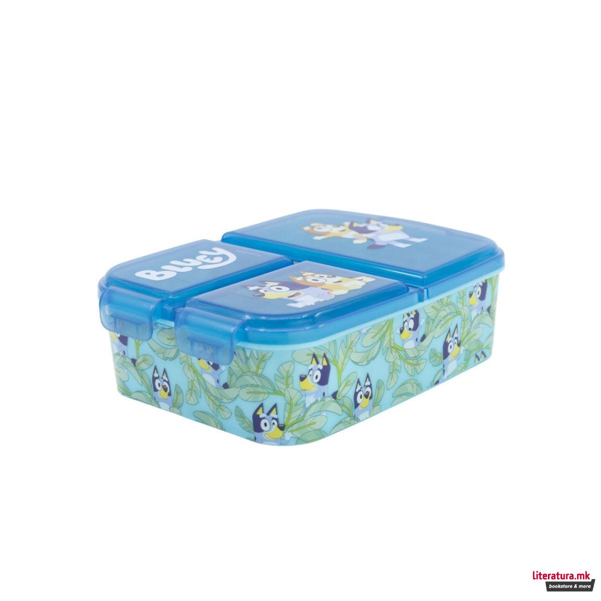 Кутија за ужинка со 3 прегради, Bluey