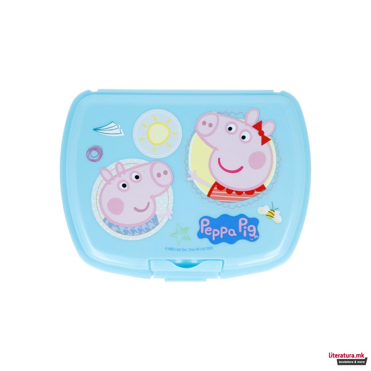Кутија за ужинка со една преграда, Peppa Pig