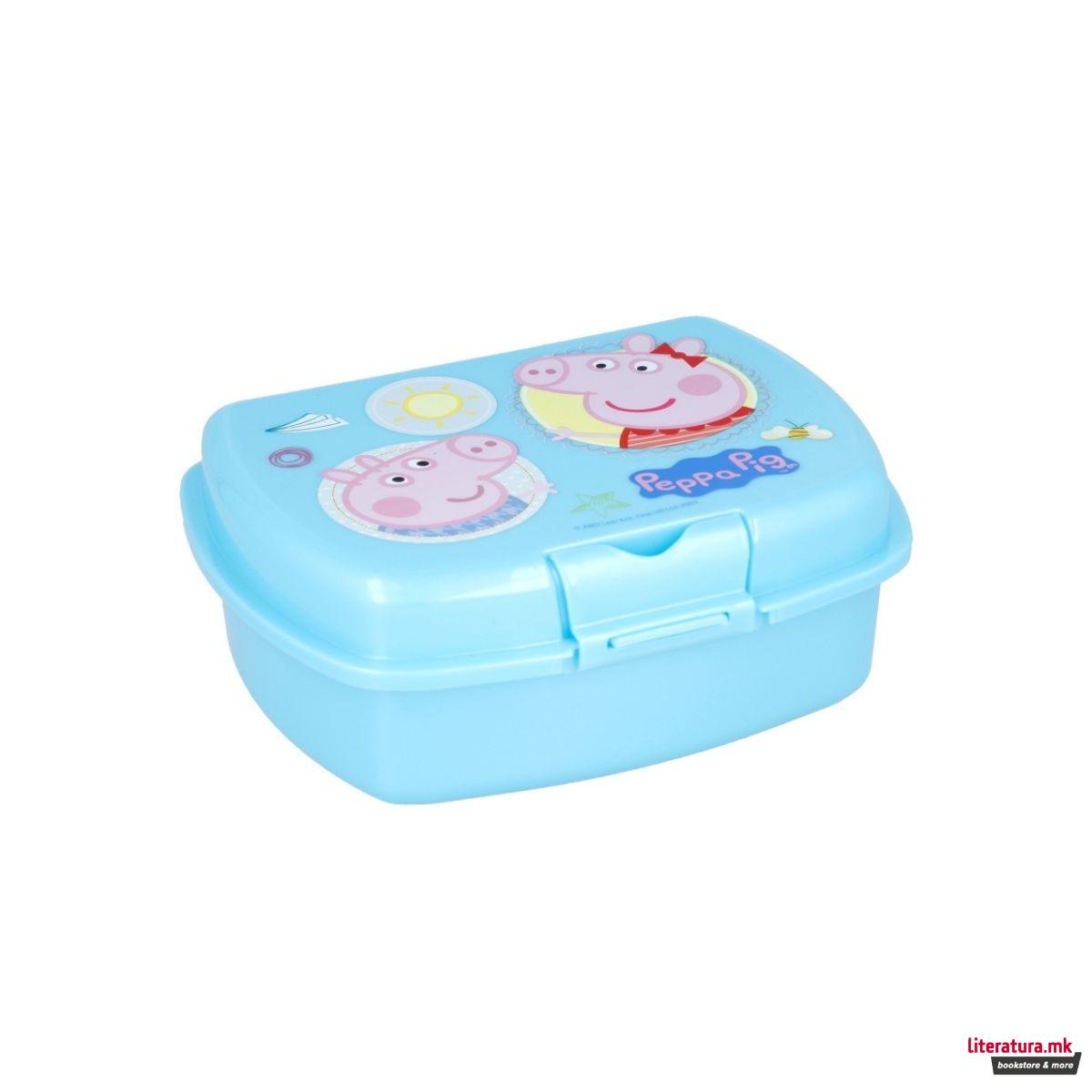 Кутија за ужинка со една преграда, Peppa Pig