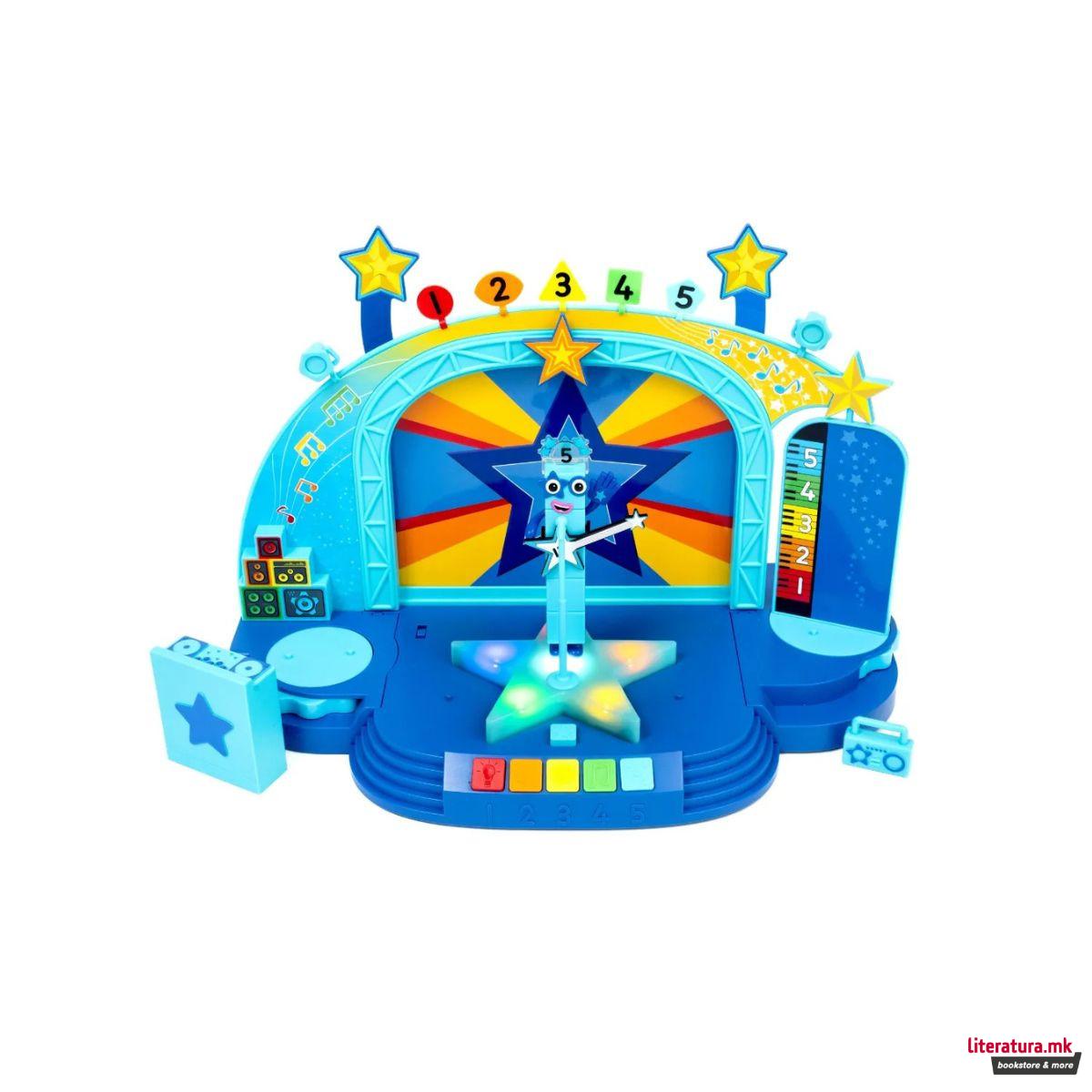 Едукативен сет за игра, Numberblocks® Five's Musical Superstar Stage