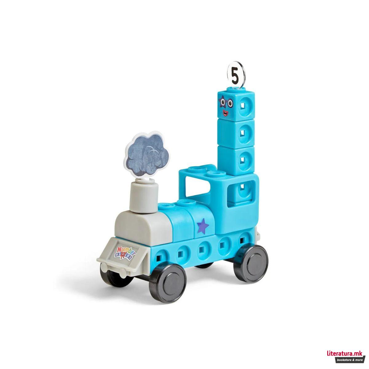 Сет за игра со математички коцки, MathLink® Cubes Numberblocks® Express Train