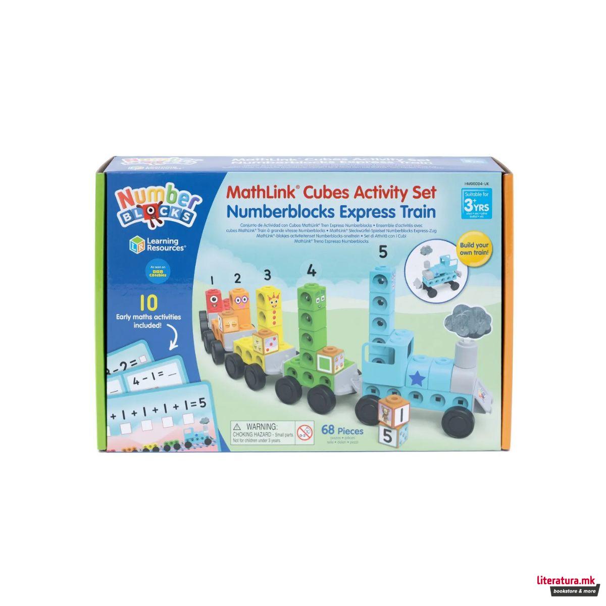 Сет за игра со математички коцки, MathLink® Cubes Numberblocks® Express Train