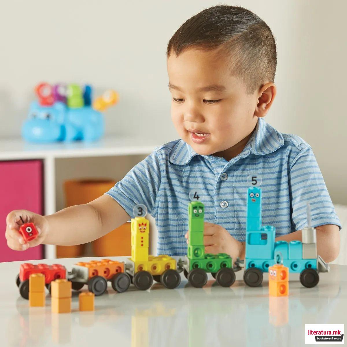 Сет за игра со математички коцки, MathLink® Cubes Numberblocks® Express Train