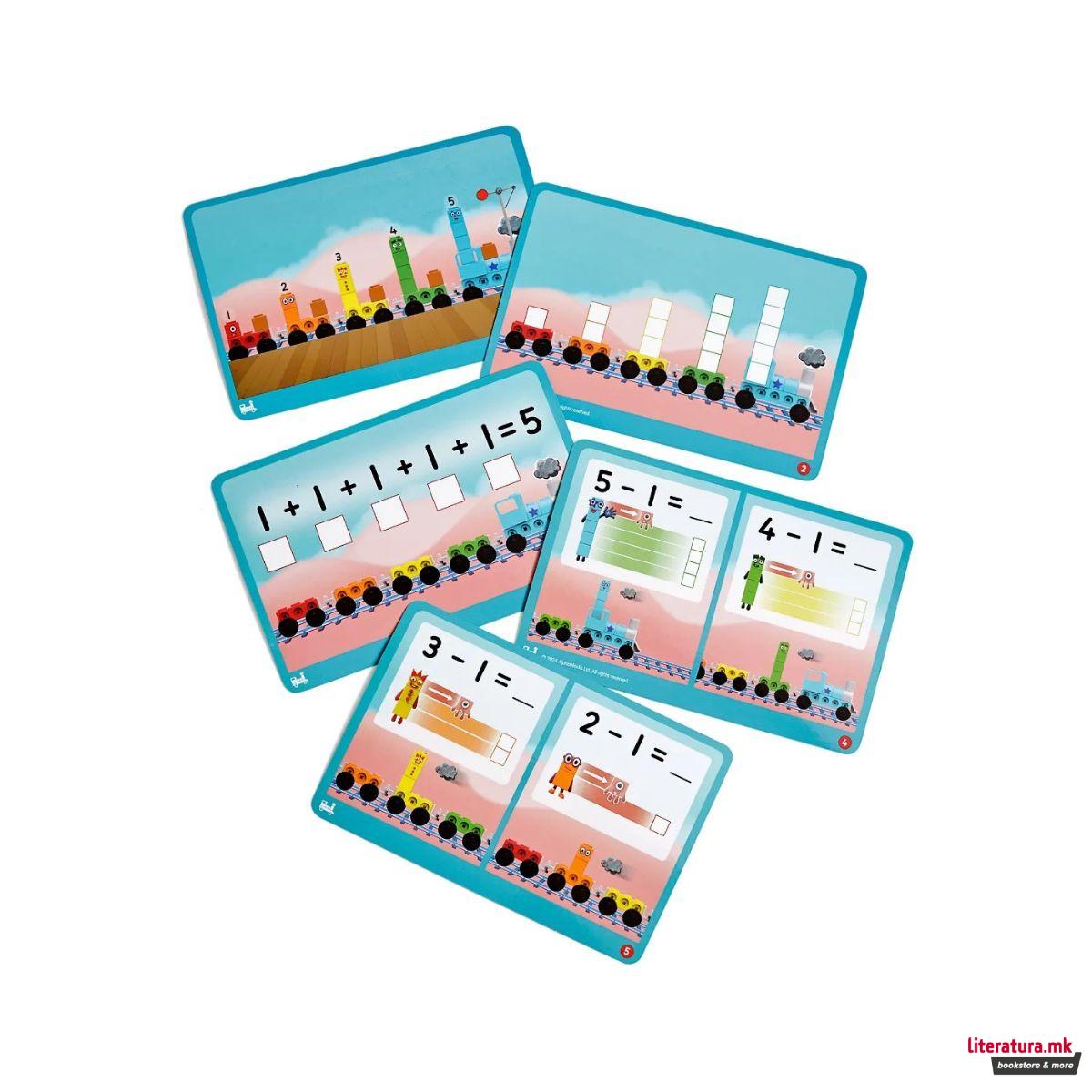 Сет за игра со математички коцки, MathLink® Cubes Numberblocks® Express Train