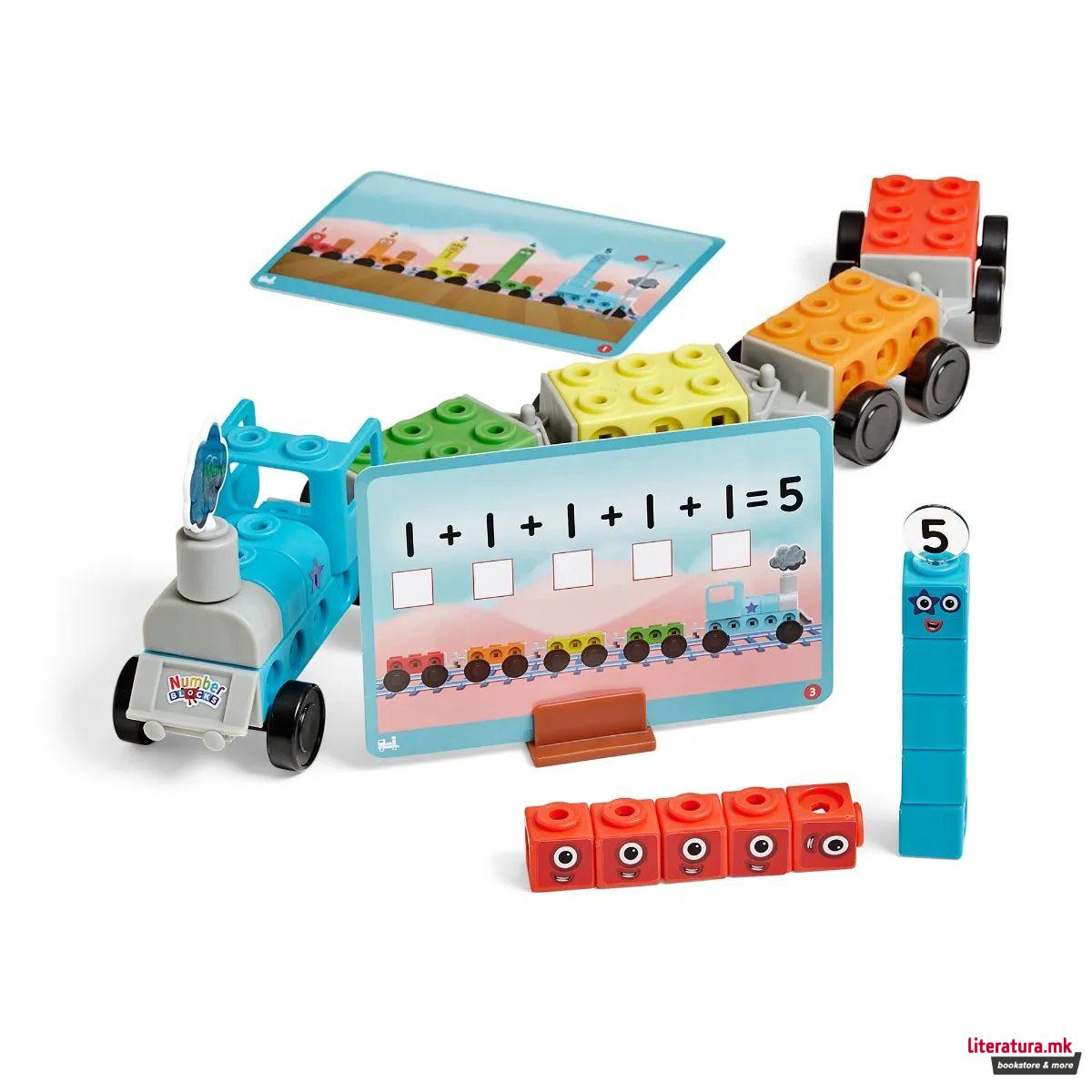 Сет за игра со математички коцки, MathLink® Cubes Numberblocks® Express Train