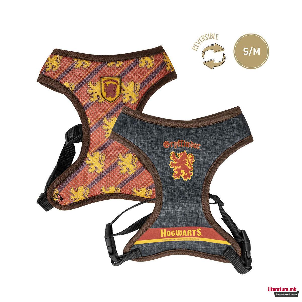 Двостран градник за куче - S/M, Harry Potter - Gryffindor