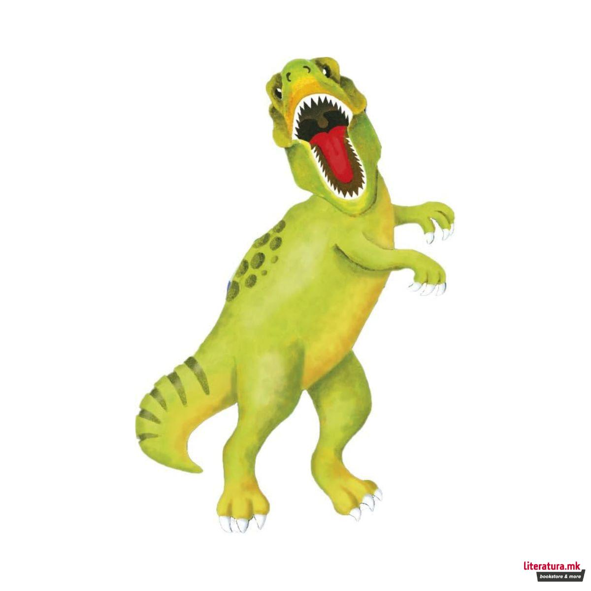 Фломастери + стикери, Dinosaur, 10+3 бои