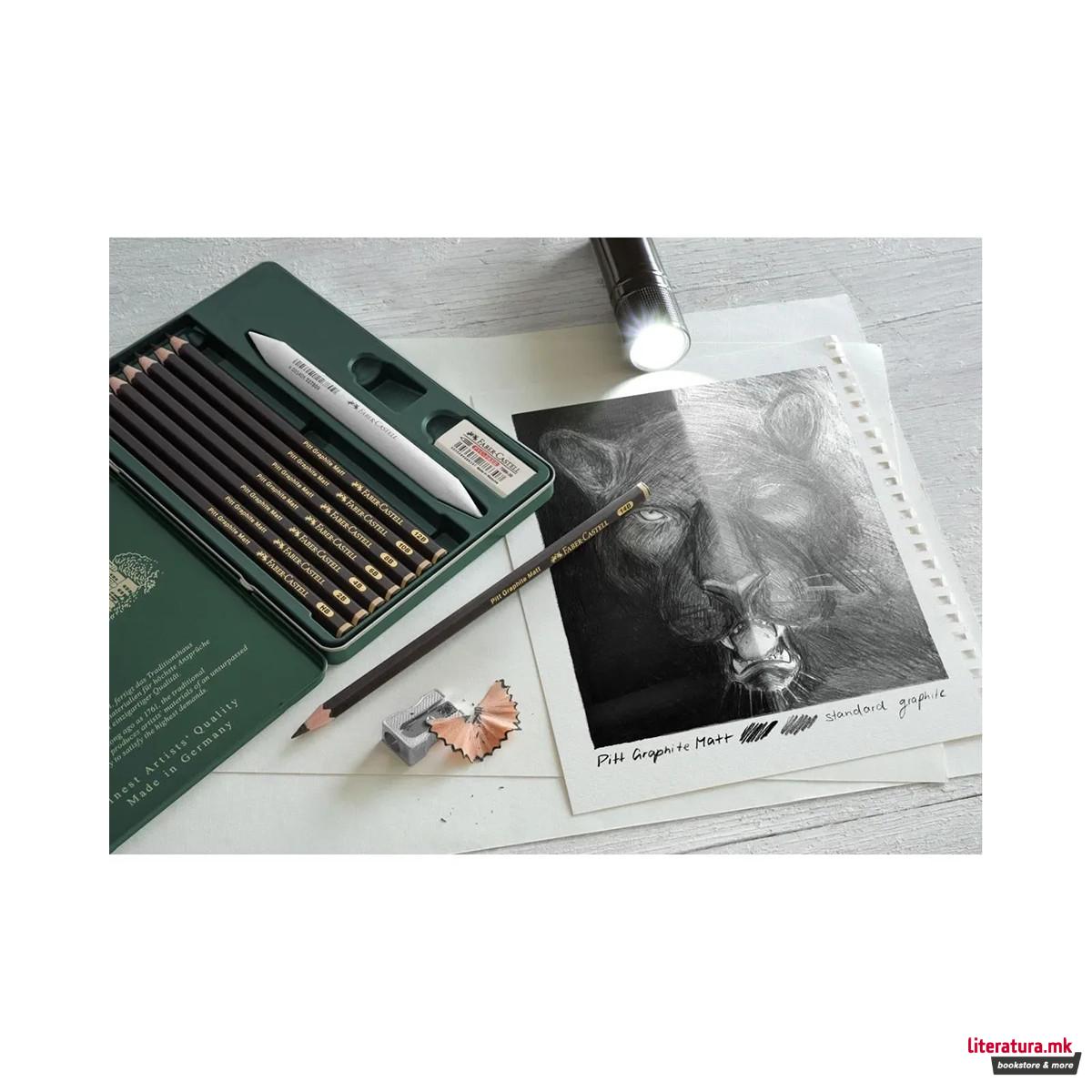 Сет за цртање, Pitt Graphite Matt, 1/11