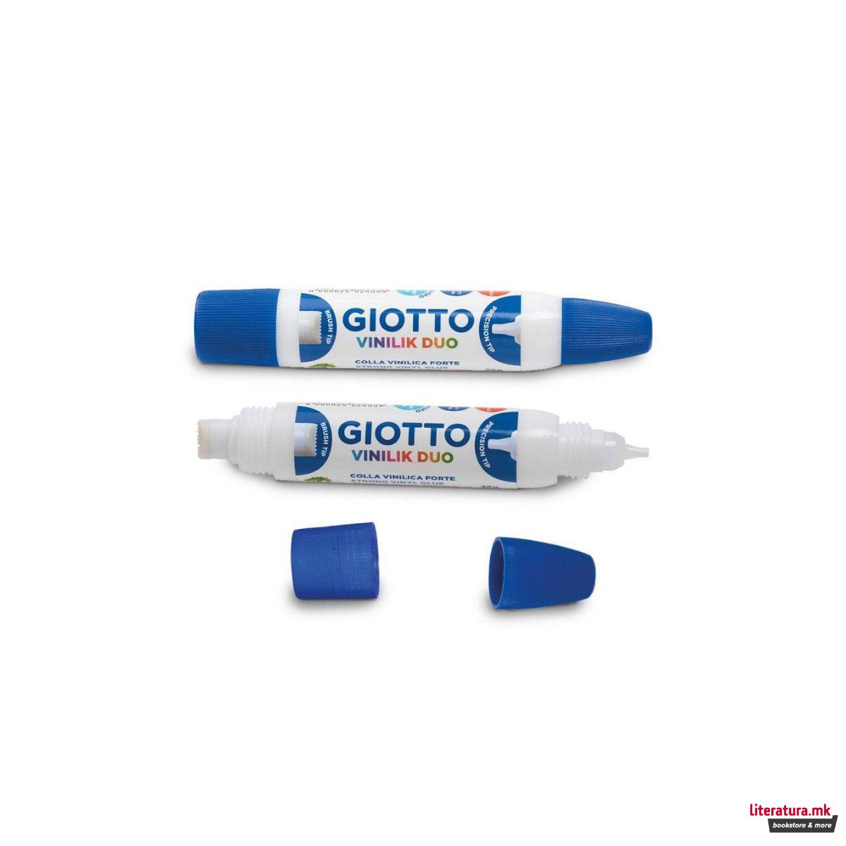 Двострано течно лепило, Giotto Vinilik Duo, 35g 