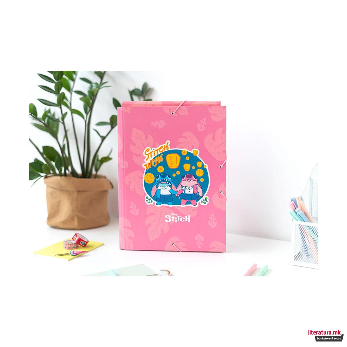 Папка A4, Disney: Stitch - Stitch Wish 