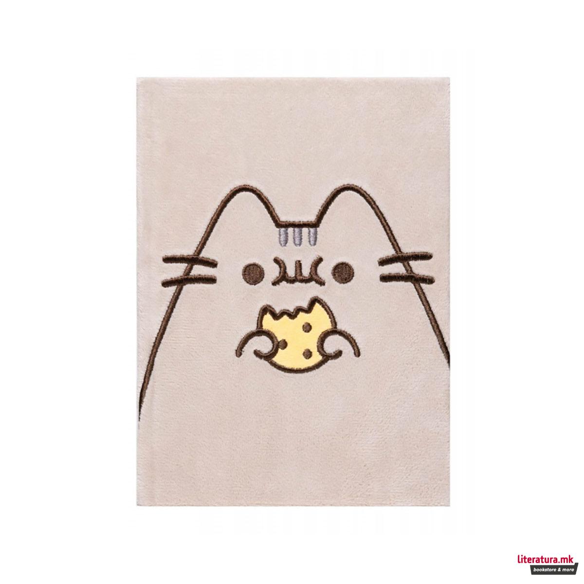 Нотес A5 со плишани корици, Pusheen